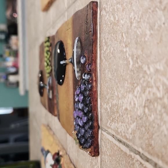 3d Wine Wall Art set of 4 - Picture 6 of 9